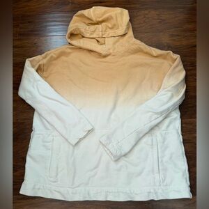 J.Jill Ombré Cotton Hoodie Size S